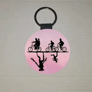 Stranger/Things Glitter Keychain / Bag Charm