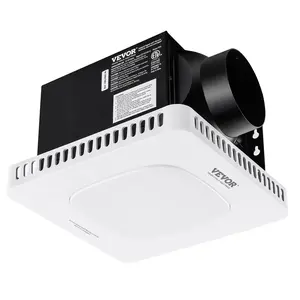 VEVOR Bathroom Exhaust Fan, TikTokShopBlackFriday, 80 CFM High-Efficiency Ventilation, 1.5sones Low Noise Operation All-Copper Motor, Energy-Saving Bathroom Ceiling Fan, No Need For Attic Access, For Various Ceilings