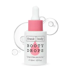 Frank Body Booty Drops Firming Oil Hydrates, Softens, and Smooths with Caffeine, Guarana, Carrot Root Extract | 30ml