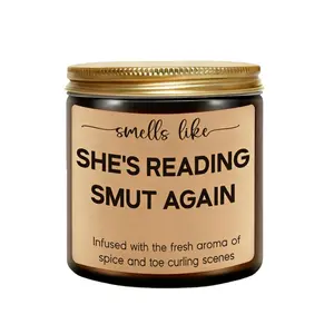 Reading Candle, Book Lovers Gifts - Cozy Bookish Scented Candle, Dark Romance, Decorative Bookish Decor - Funny Reading Decor, Books Themed Presents - Birthday, Christmas Gifts for Book Lovers Women, Readers, Bookworm, Aroma