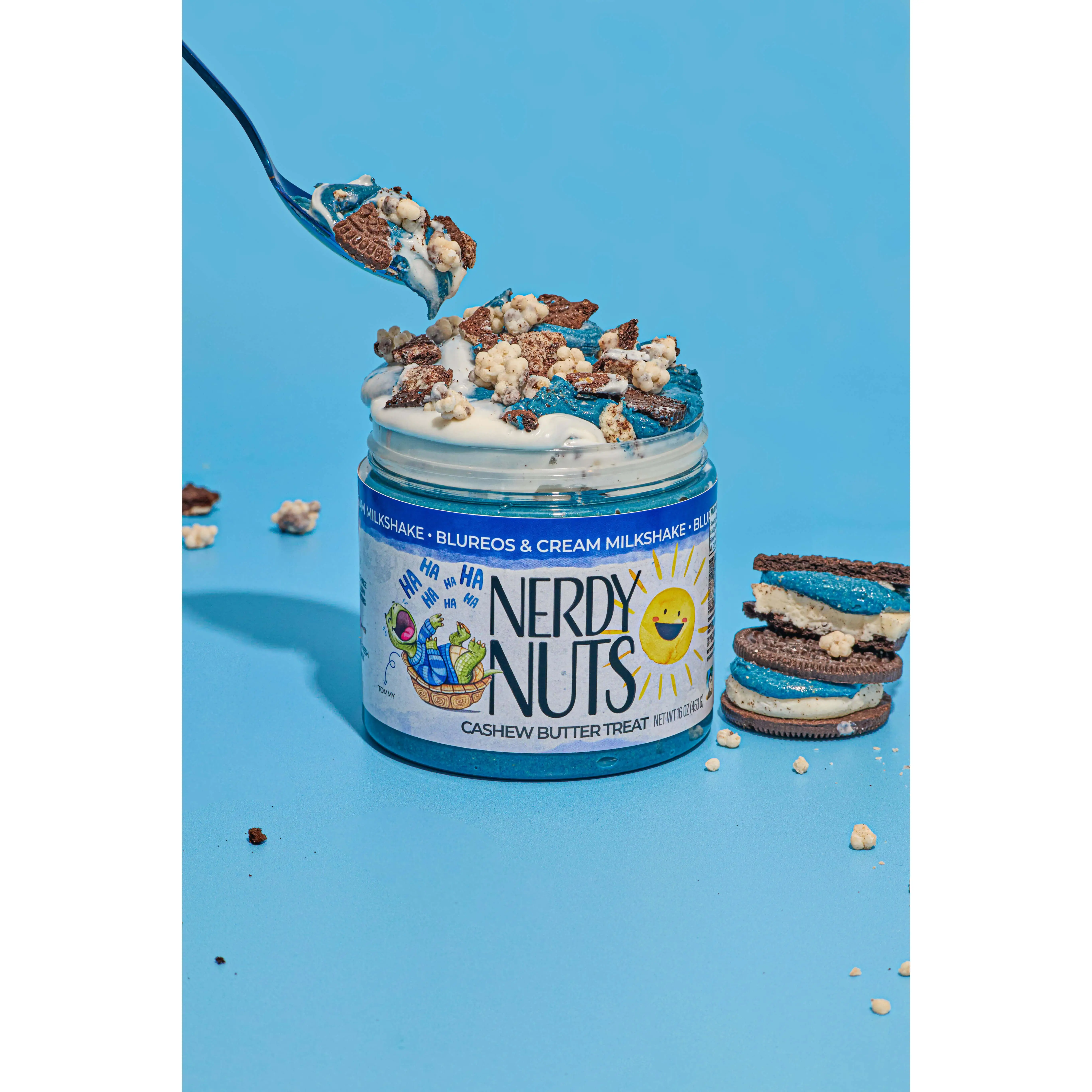 Blureos & Cream Milkshake Cashew Butter Treat