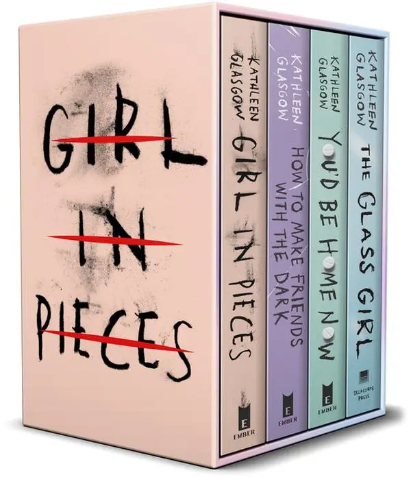 Kathleen Glasgow 4-Book Boxed Set: Girl in Pieces; How to Make Friends with the Dark; You'd Be Home Now; The Glass Girl -- Kathleen Glasgow - Paperback