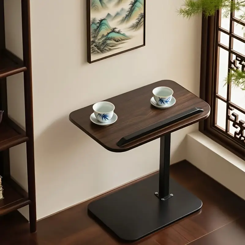 Side Table, TV Travel Table-Adjustable Height Side Table, Sofa C-Shaped Tea Table, 360 ° Rotating Small Side Table Tea Table, Bedroom, Apartment, Small Space Side Table, Sofa Side Cabinet And Coffee Table Function in One/Home Decor Living Room Decor