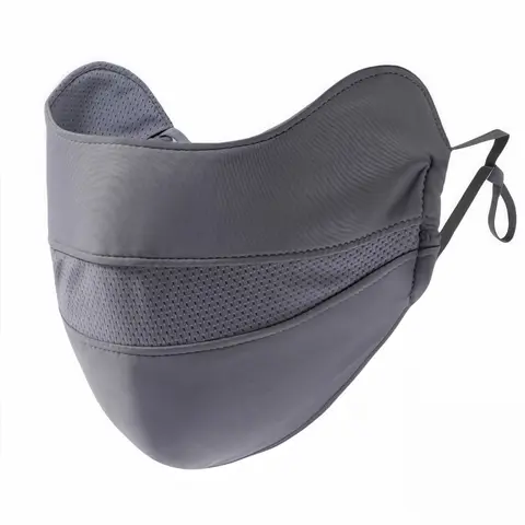 Neleus UPF 50+ Cooling Ice Silk Athletic Face Mask - Durable Lightweight Nylon, Mesh Panels, Adjustable Loops, Windproof, Anti-Fog, Washable, Easy to Refresh, Wind & Dust Guard, Fashion Accessory for Outdoor Adventure