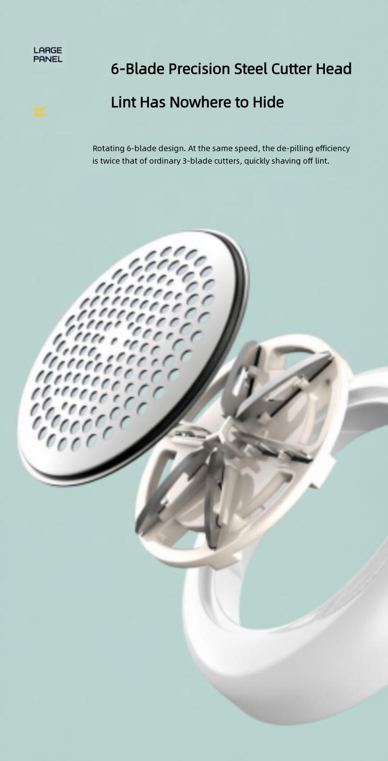 Portable iron dual-use dry and wet handheld garment steamer, home lint trimmer, hair removal steamer two-in-one