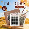 MaxComfi Volumized Cosmetic Makeup Products Bundle - Interactive Multi-Piece Artificial Eyelash Cluster & Adhesives, 0.03mm Thin Band Doll Lashes, Plush Volume, Gentle Fit, Waterproof, Long-Lasting, Beginner-Friendly, for Daily Makeup, Bigger Bright Eyes