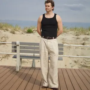 The Luca Linen Trouser