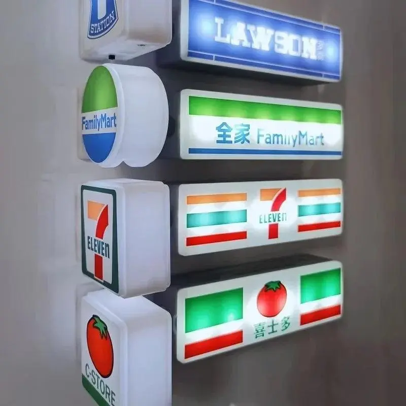 Japanese Konbini (Convenience) Store LED Fridge Magnet Home Decor Gift