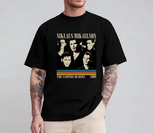 Retro Niklaus Mikaelson Shirt,  Niklaus Mikaelson Retro Shirt, The Vampire Diaries Merch, Vintage Shirt, Birthday Gifts