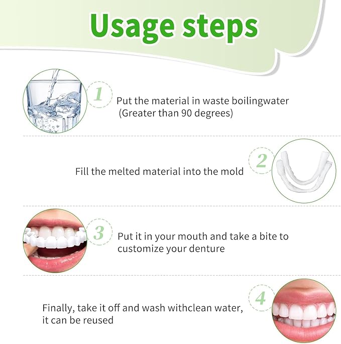 【Conceal Gaps Instantly】Cosmetic Aligner-Style Veneers Fit Over Upper Teeth Disguise Oral Flaws Temporary Visual Enhancer Non-Medical Beauty Solution Daily Use