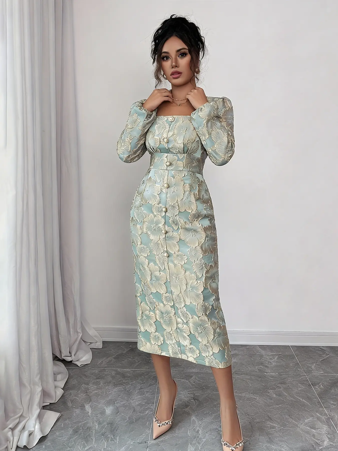 mint green dress - TikTok Shop mint green dress - TikTok Shop