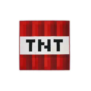 Minecraft TNT Block Area Rug | TNT Block Minecraft Rug | 39-Inch Square Area Rug