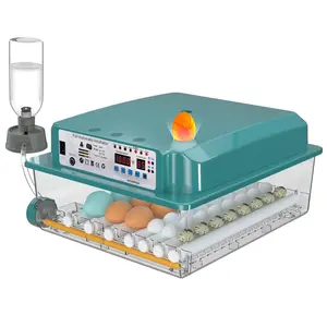 Chalixion 36 Egg Automatic Turning Incubator with Water Injection & Humidity Control, Breeders Efficient Poultry Egg Incubation Hatching Farmers