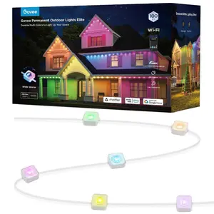 Govee 100ft RGBICW White Permanent Outdoor Lights Elite Govee 100ft RGBICW White Permanent Outdoor Lights Elite