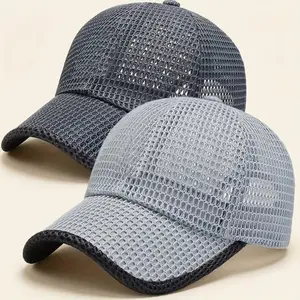 Ultra Breathable Sports Cap| High Airflow Mesh Baseball Hat| Fishing Hat| 2-Pack