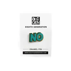 NO Enamel Pin