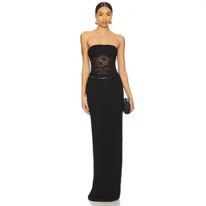 Lovers and Friends Zahra Gown in Black