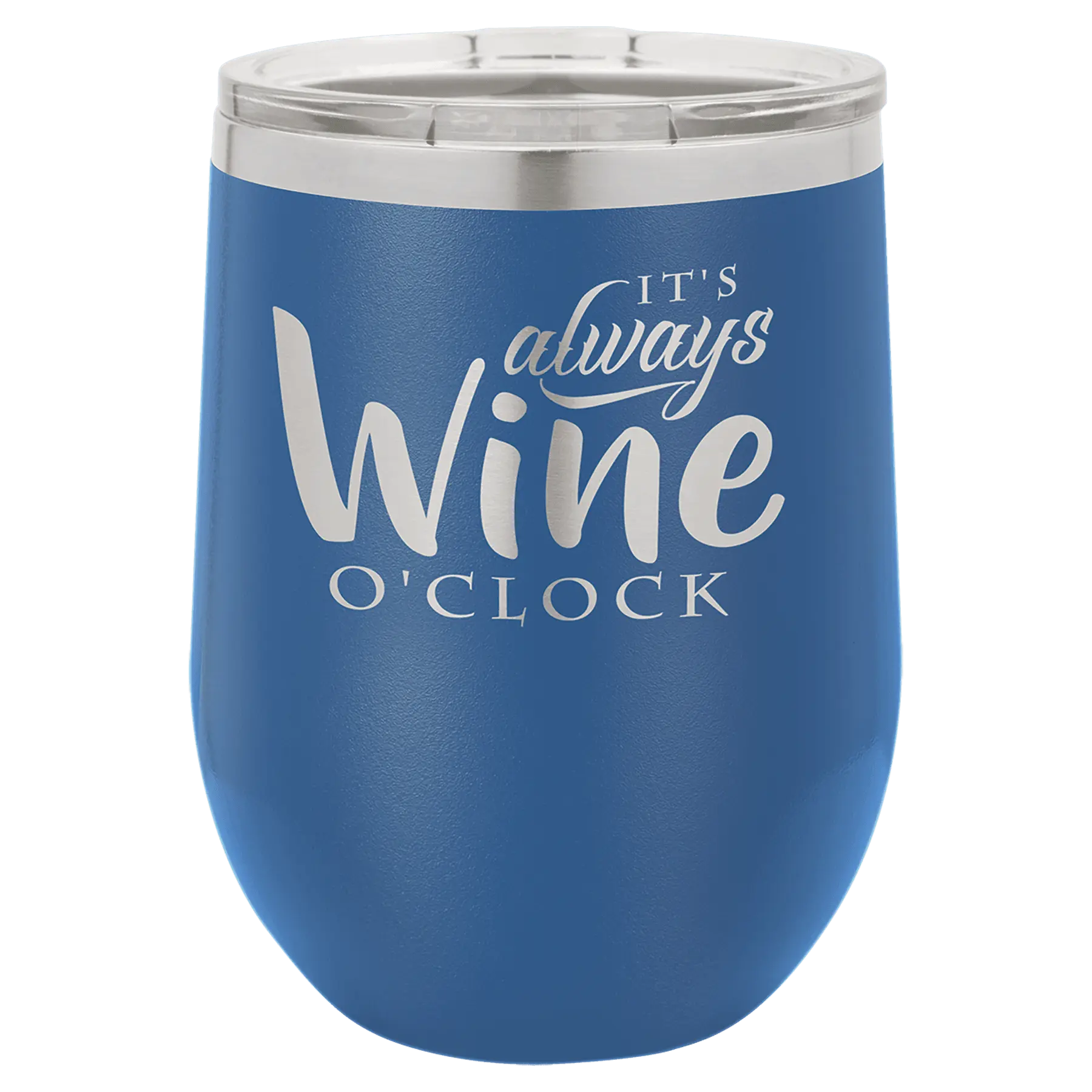 Vacuum Insulated Stemless Wine Tumbler with Lid