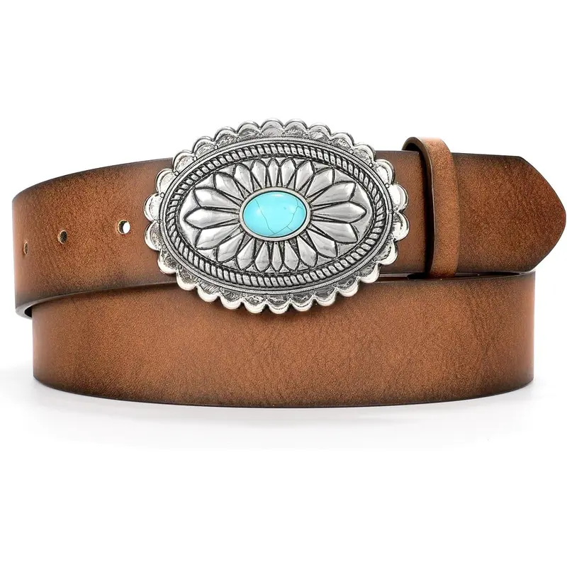 womens western belts with turquoise - TikTok Shop display picture 3