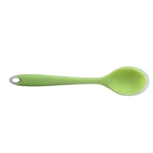 Small Silicone Spoon Set, Dense Salad Spoons, Kitchen Utensils, Durable & Heat Resistant, Perfect for Cooking & Serving