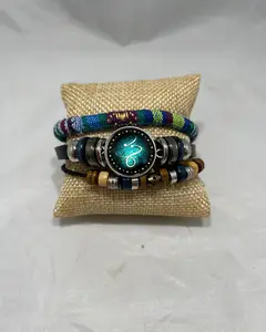 Three Strand Zodiac Bracelet