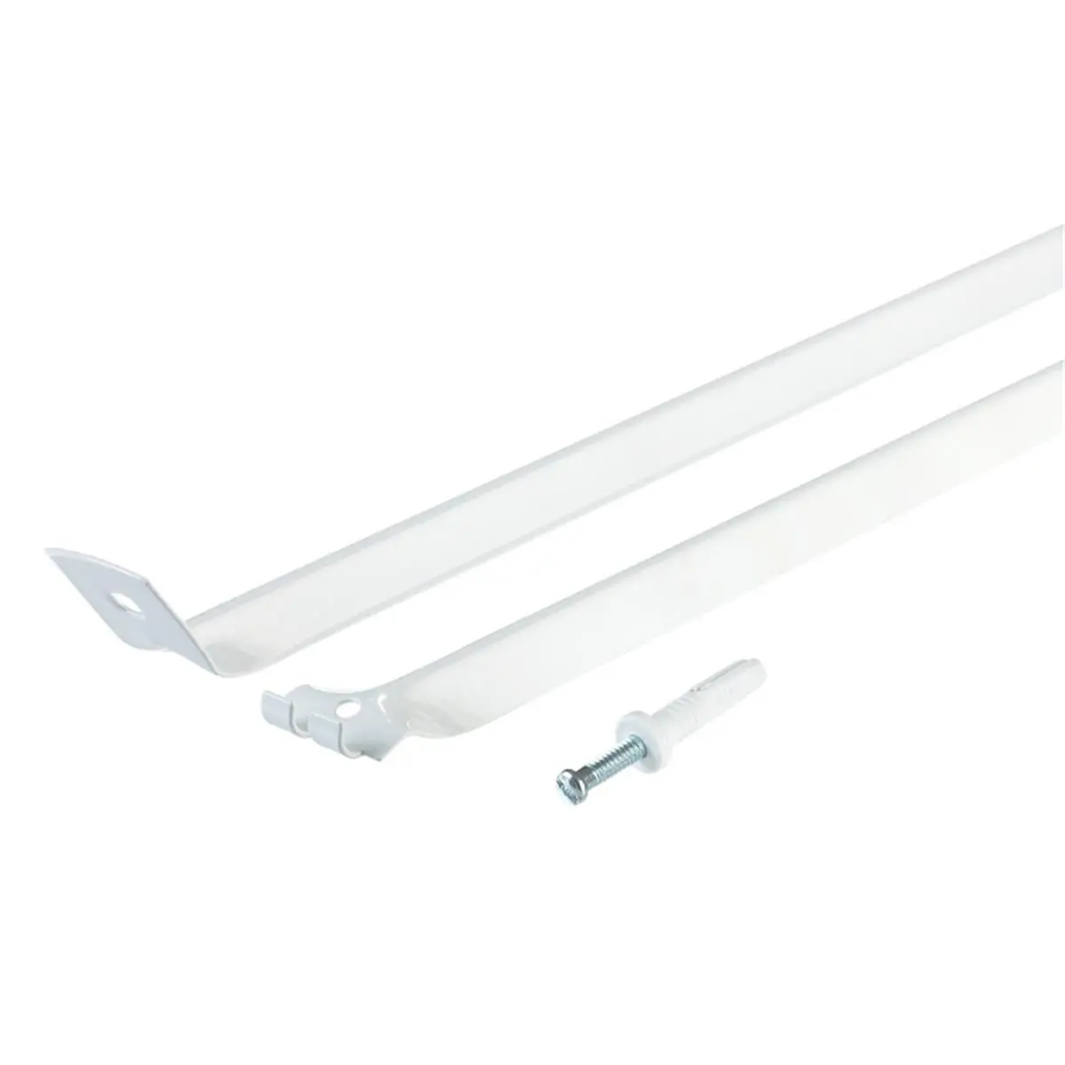 Rubbermaid Traditional Fixed Mount Shelf Support, 16 in. White Brace for Open End and Ventilated Shelving Spans over 36 in., 36 In. Support, Durable Construction, Easy-To-Install, Economical, High Quality Material, Support Brace