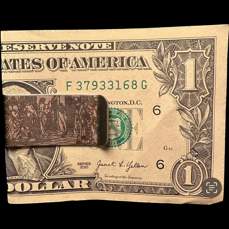 Behold The Man |  Jesus Money Clip | Stainless Steel | Sacred Art & Faith Gift for Christian Men