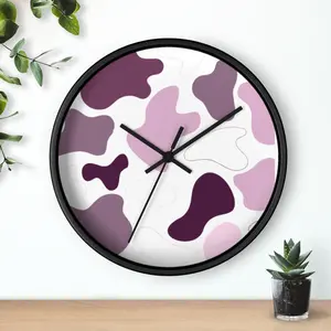 Pink Camo, Cow Print, Splatter Hanging Design Wall Clock Gift Ideaaqa