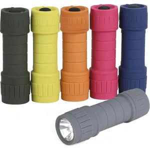 6-Pack Small Flashlights Set, Super Bright 100 Lumen LED Flashlight Pack with 18-Piece AAA Batteries Included