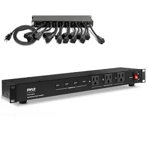 19-Outlet Rackmount Power Strip Surge Protector 4 USB Ports 15FT Cord