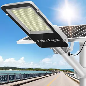 Solar Street Lights Outdoor,High Power Solar Security Flood Lights Parking Lot Lights Commercial Dusk to Dawn,IP65 Waterproof with Remote for Street, Garden, Yard, Garage,Court