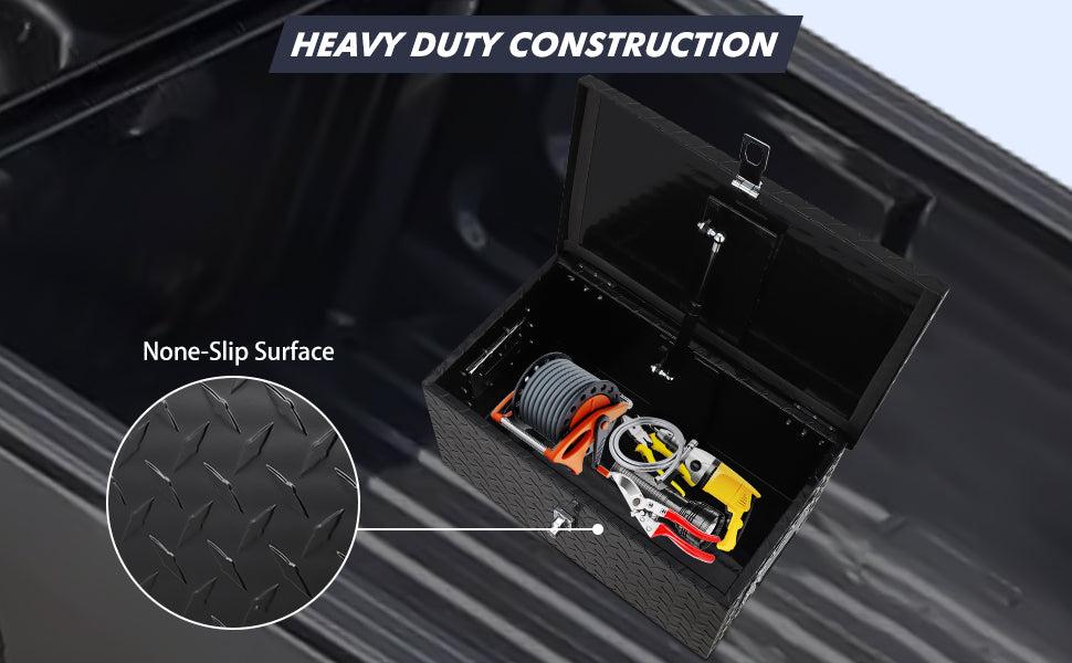 GARVEE 20 Inch Aluminum Diamond Plate Tool Box: Secure, Heavy Duty, Waterproof Storage for Truck Beds and RVs with Lock, Keys, and Side Handle GARVEE 20 Inch Aluminum Diamond Plate Tool Box: Secure, Heavy Duty, Waterproof Storage for Truck Beds and RVs with Lock, Keys, and Side Handle