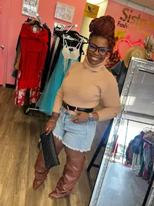 Belted Babe Crop Sweater