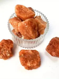 Natural Sunstone Raw Crystal Stone Home Decor & Aromatherapy Stone, Natural Crystal Raw Stone for Healing and Decoration