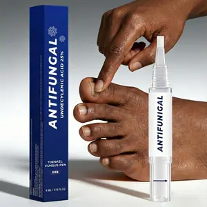 25% Undecylenic Acid Antifungal Pen | Treats Athlete's Foot, Jock Itch & Ringworm | Botanically Enhanced, Precision Twist Application 4mL