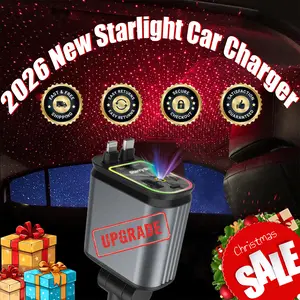 [US warehouse] 4 in 1 Retractable Car Charger, Fast Charging Adapter with Lightning Cable&Dual Charge Port Compatible with iPhone 17/16/15 Pro Max Plus/iPad/AirPods,Samsung Galaxy S25/S25+,Google Smartphone Cellphone Chargeable,Portable Charger,Headphones