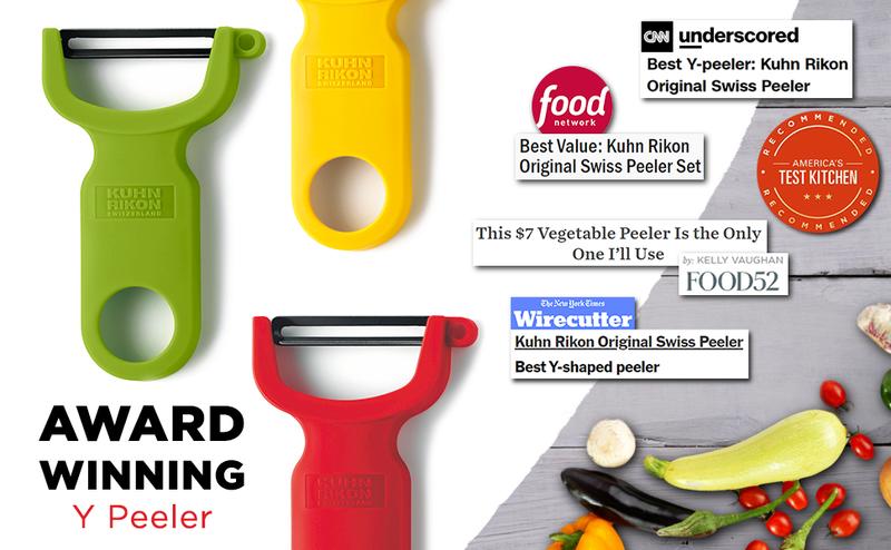 Kuhn Rikon Original Swiss Peeler Set of 3 - Top Rated Best Selling Versatile Kitchen Tool for Efficient Peeling Tasks