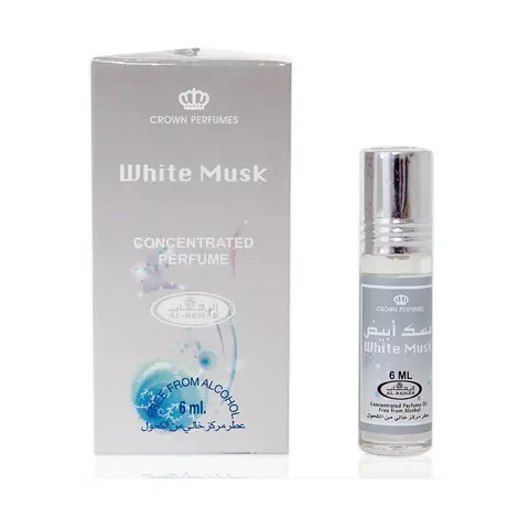 White Musk - 6ml Perfume Oil Roll-On by Al-Rehab
