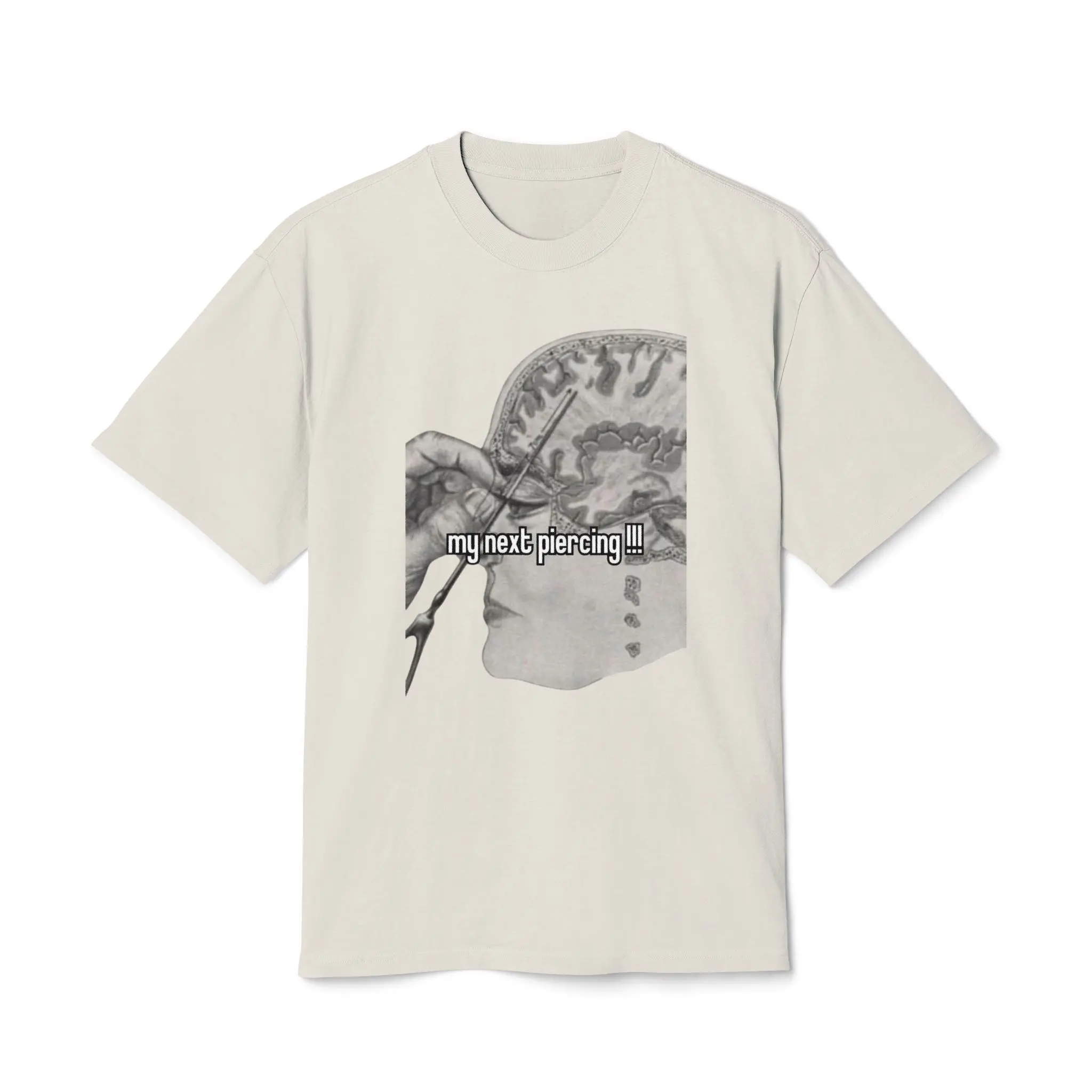 My Next Piercing Joke-Faded Graphic Tee: Perfect for Casual Vibes, Trendy Accessories, Gift for Body Art Lovers, Everyday Wear, Parties