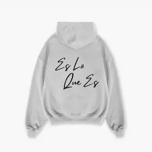 Es Lo Que Es - Grey Hoodie