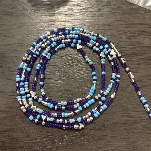 Mystic shimmer Tie on waist beads