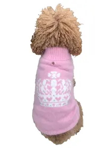 The Dog Squad Diana Black & White Crown Turtleneck with Rhinestones