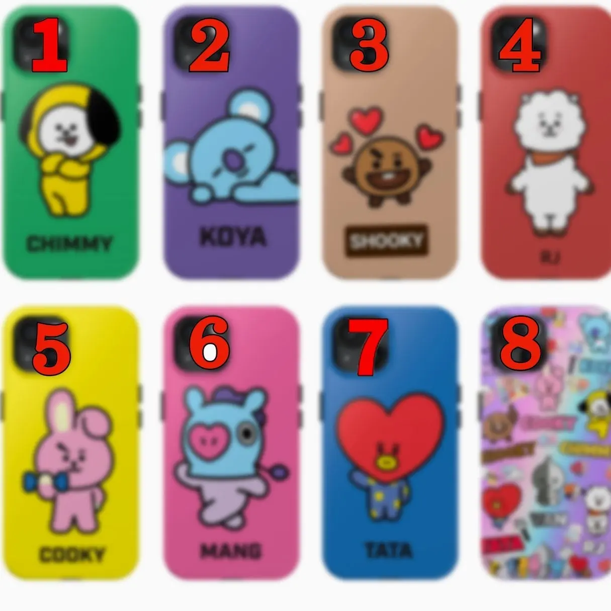 8 styles k.pop Aesthetic 8TS Underground Trap, Album Art iPhone 17, 16, 15, 14, 13, 12, 11 Pro Max Plus Mini, Samsung Galaxy S25 S24 S23 S22 Ultra Plus 1
