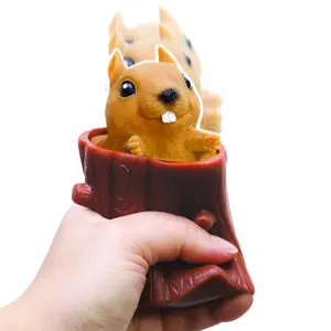 Schylling’s Squeeze Pops Up Nutty Squirrel Popper! Surprise. Soft, Squeezeable and addictively fun!