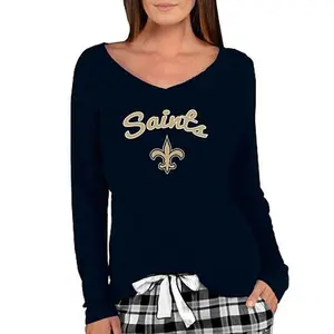 Football Fan Shop Officially Licensed NFL Ladies Marathon Long-Sleeve Top - Saints