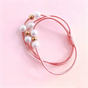 [1 gift] Pink hair rubber band, suitable for gift friends