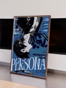 Persona 3 Reload Printed Poster, Ren Amamiya Fanart Poster Gaming Joker Wall Art Decoration, Poster Gifts - Unframed