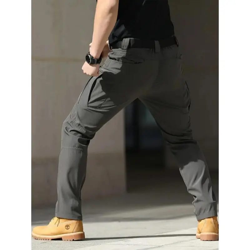 4-PackMen'sSlimFitTacticalCargoPants-DurableTear-ResistantWorkPantswithMulti-PocketDesignSuitableAllSeasonsWear-ResistantDesignSuitableHikingCampingOutdoorDailyUse(MachineWashable)HikingPantsCasualPolyester Menswear Fabric 4-PackMen'sSlimFitTacticalCargoPants-DurableTear-ResistantWorkPantswithMulti-PocketDesignSuitableAllSeasonsWear-ResistantDesignSuitableHikingCampingOutdoorDailyUse(MachineWashable)HikingPantsCasualPolyester Menswear Fabric