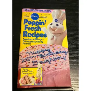Pillsbury Classic Cookbook Booklet 1990 Doughboy Recipes - Poppin' Fresh