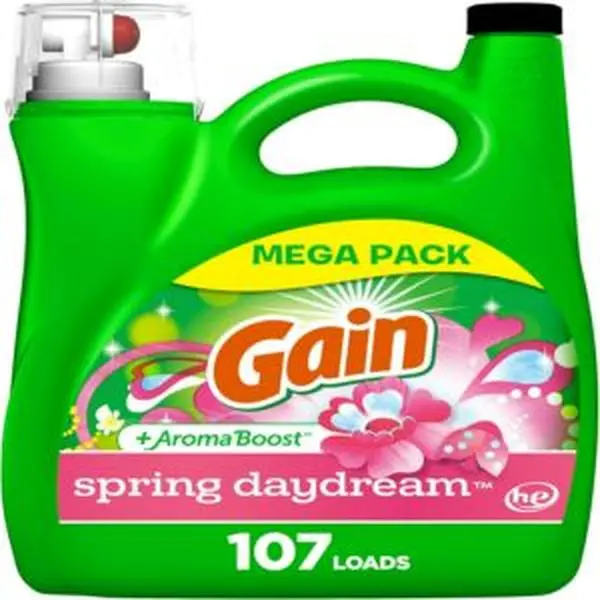 Aroma boost liquid laundry detergent spring daydream scent 107 loads 154 fl oz he compatible